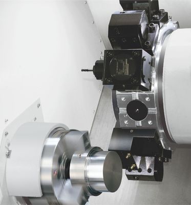 F380 Mesin bubut presisi CNC praktis 6000 rpm, Mesin bubut kontrol komputer industri