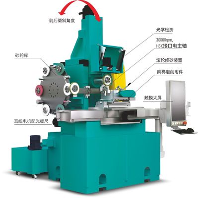 Hotman S614 Menggunakan tahan tahan Mesin Surface Vertikal Grinding