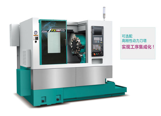 Industrial Precision CNC Lathe FX580 6000rpm Baja Bahan 2 sumbu